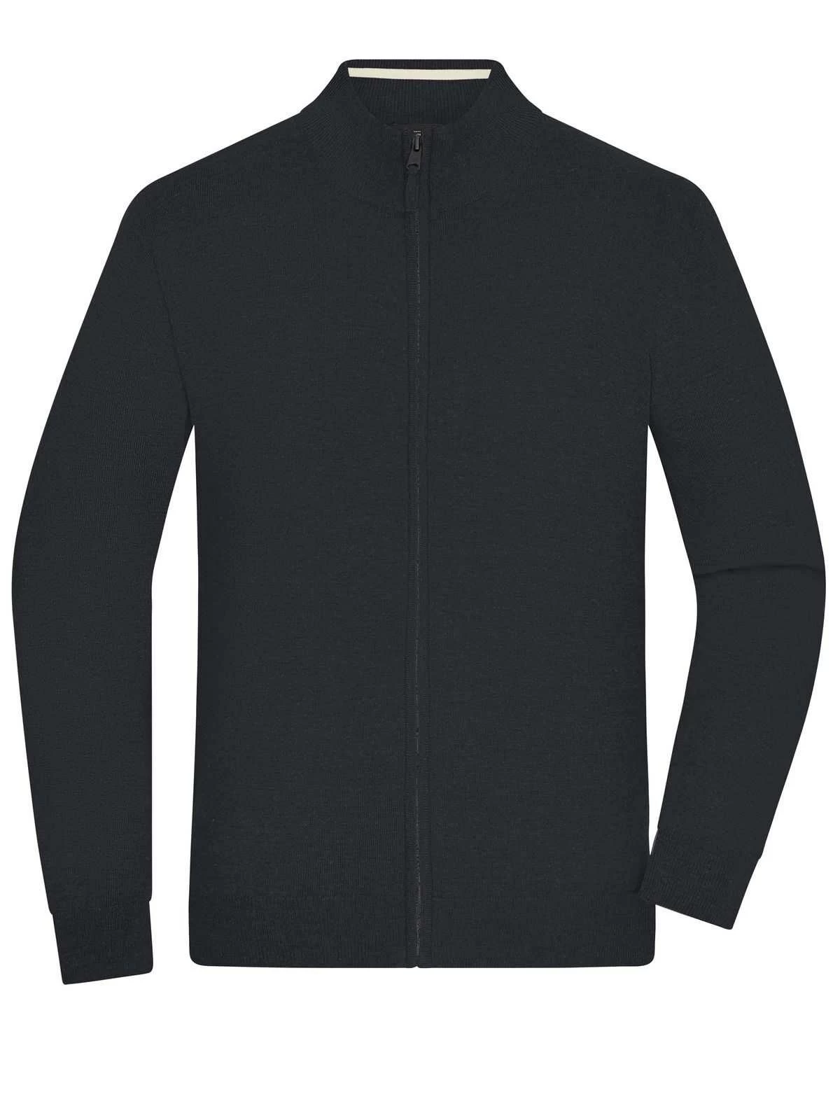 JN1326 Men’s Zip Cardigan James & Nicholson | Felpa Uomo | Zip Intera | 100% Cotone | 260gr/m2 - immagine 2