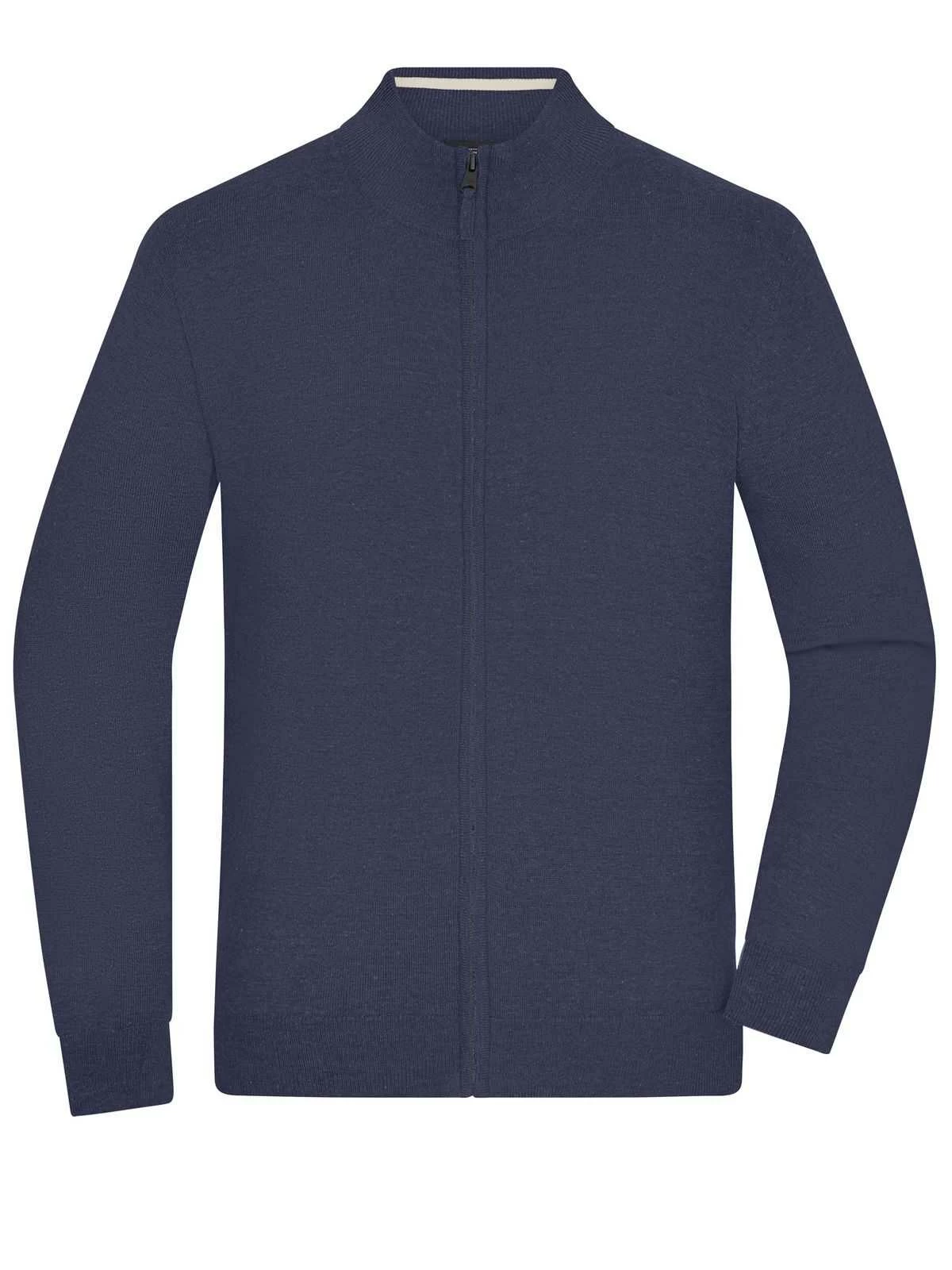 JN1326 Men’s Zip Cardigan James & Nicholson | Felpa Uomo | Zip Intera | 100% Cotone | 260gr/m2 - immagine 5