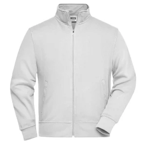 JN836 Workwear Sweat Jacket James & Nicholson | Felpa Uomo | Zip Intera | 290gr/m2