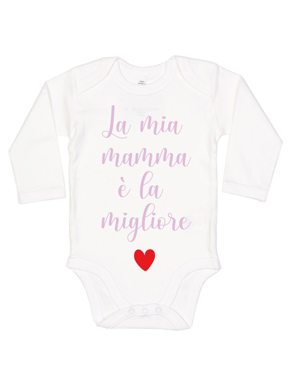 body manica lunga festa della mamma - immagine 7