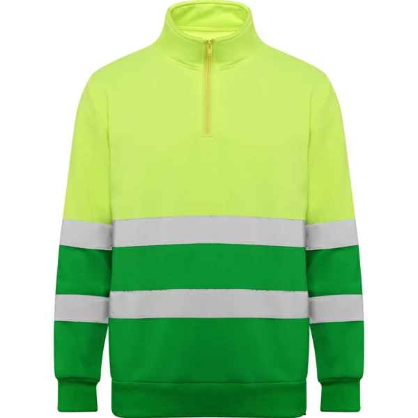 9314 Spica Roly | Felpa Alta Visibilità | Mezza Zip | Uomo | Certificazione Secondo gli Standard - immagine 4