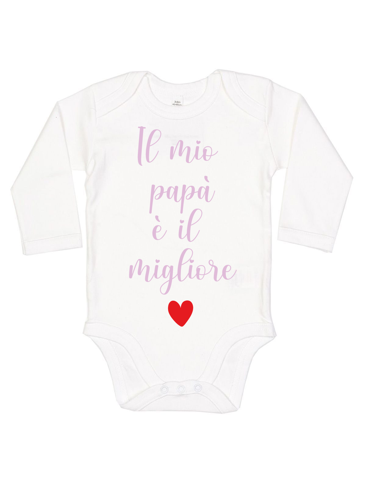 body manica lunga festa del papà - immagine 8