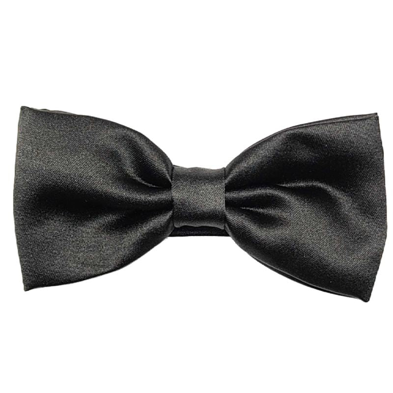 PRE-KNOTTED BLACK BOWTIE - immagine 2