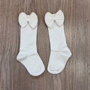 Calzino Meia Pata traforato alto fiocco