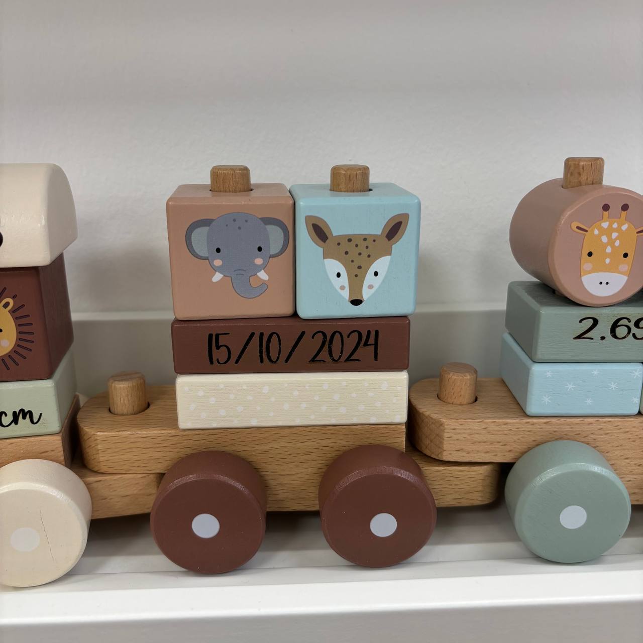 Trenino in legno personalizzabile - immagine 5