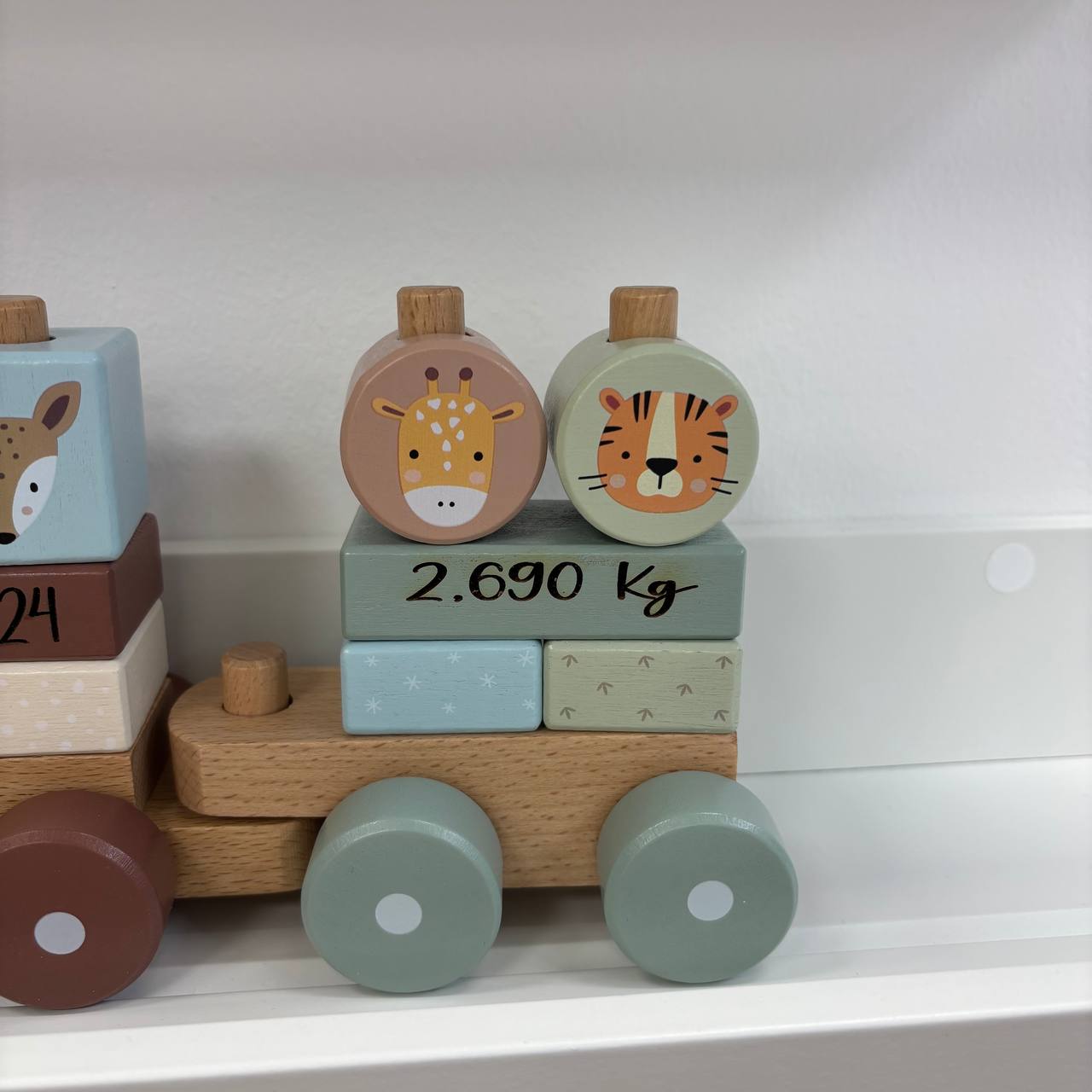 Trenino in legno personalizzabile - immagine 7