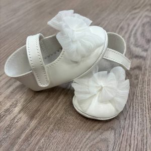 Scarpina neonata tulle