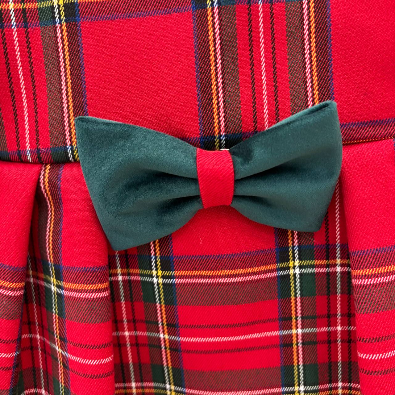 Abito scozzese neonata Ambarabà - immagine 4