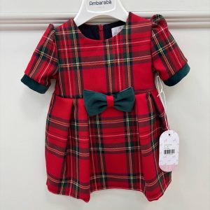 Abito scozzese neonata Ambarabà