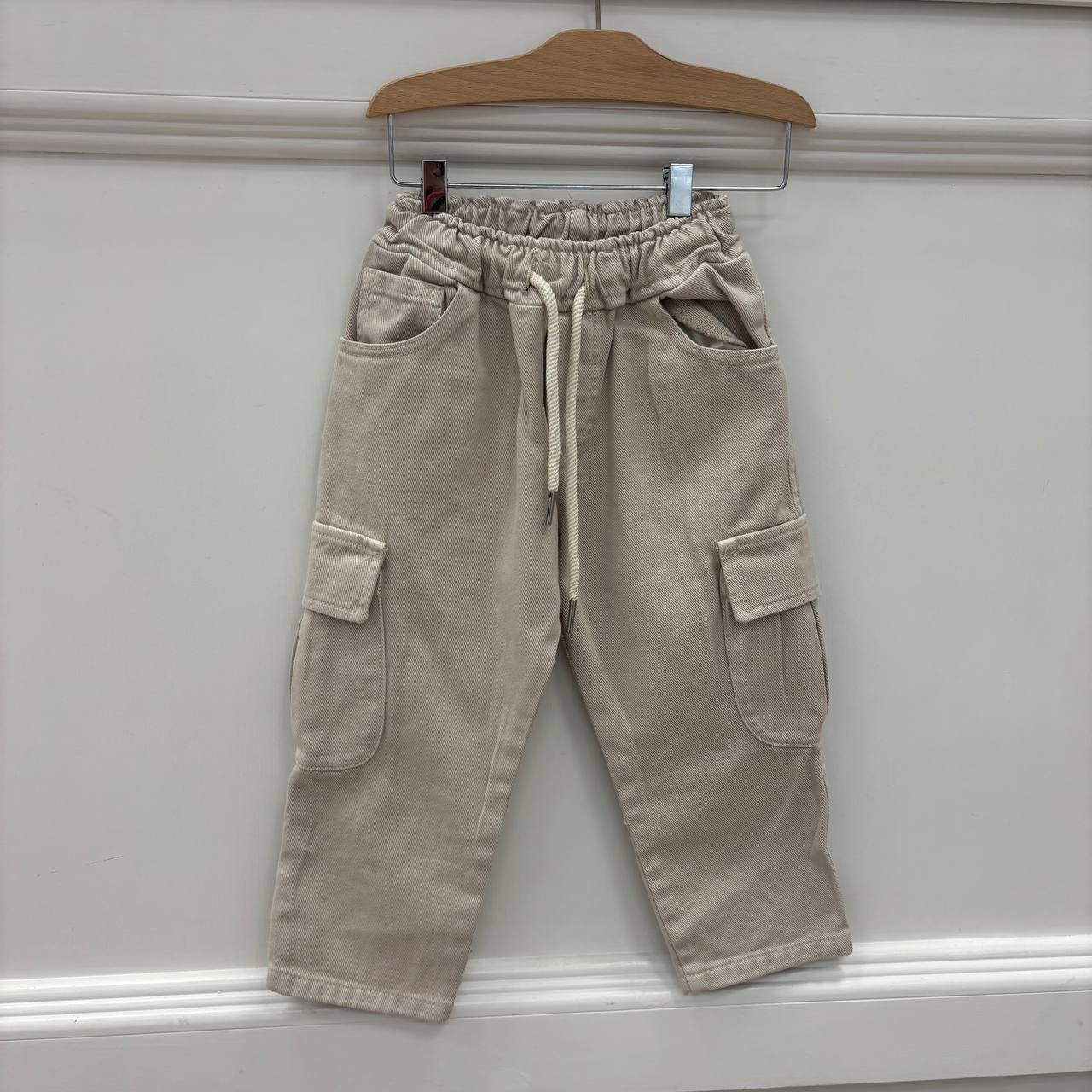 Jeans neonato/bambino cargo - immagine 4