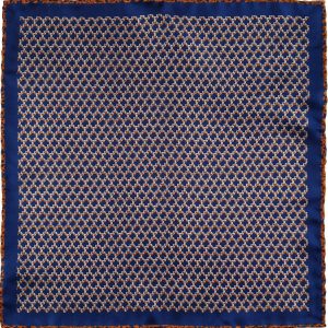 Optical orange pocket square