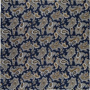 Blue cashmere pocket square