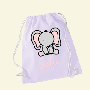 sacca con cordini stampata o ricamata