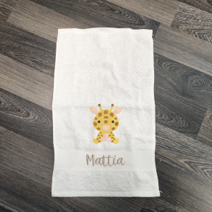 Salvietta asilo ricamata