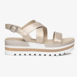 Sandalo con zeppa donna Nerogiardini E410730D