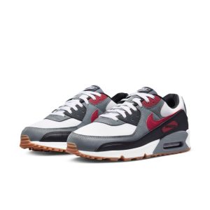 Nike Air Max 90 – White/Team Red/Cool Grey/Black