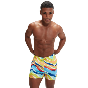 Speedo Costume Digital Printed 14” – Blue/Yellow