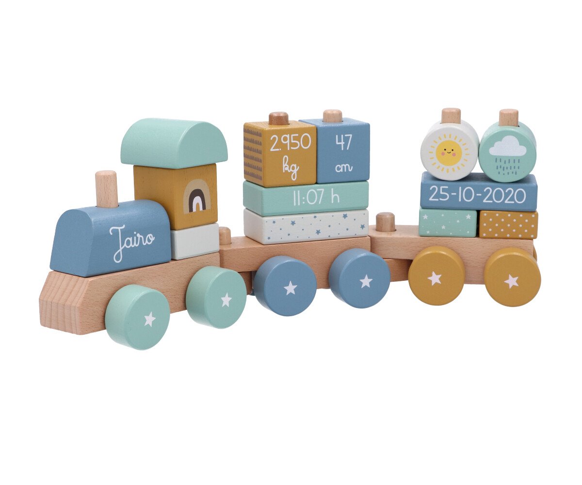 Trenino in legno personalizzabile - immagine 8