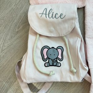 Zainetto asilo ricamato