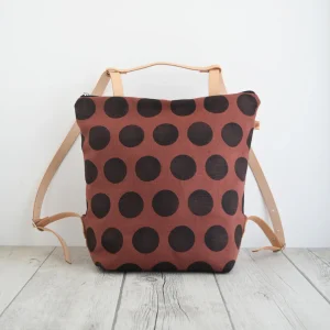 Zaino borsa CACTUS tè nero pois