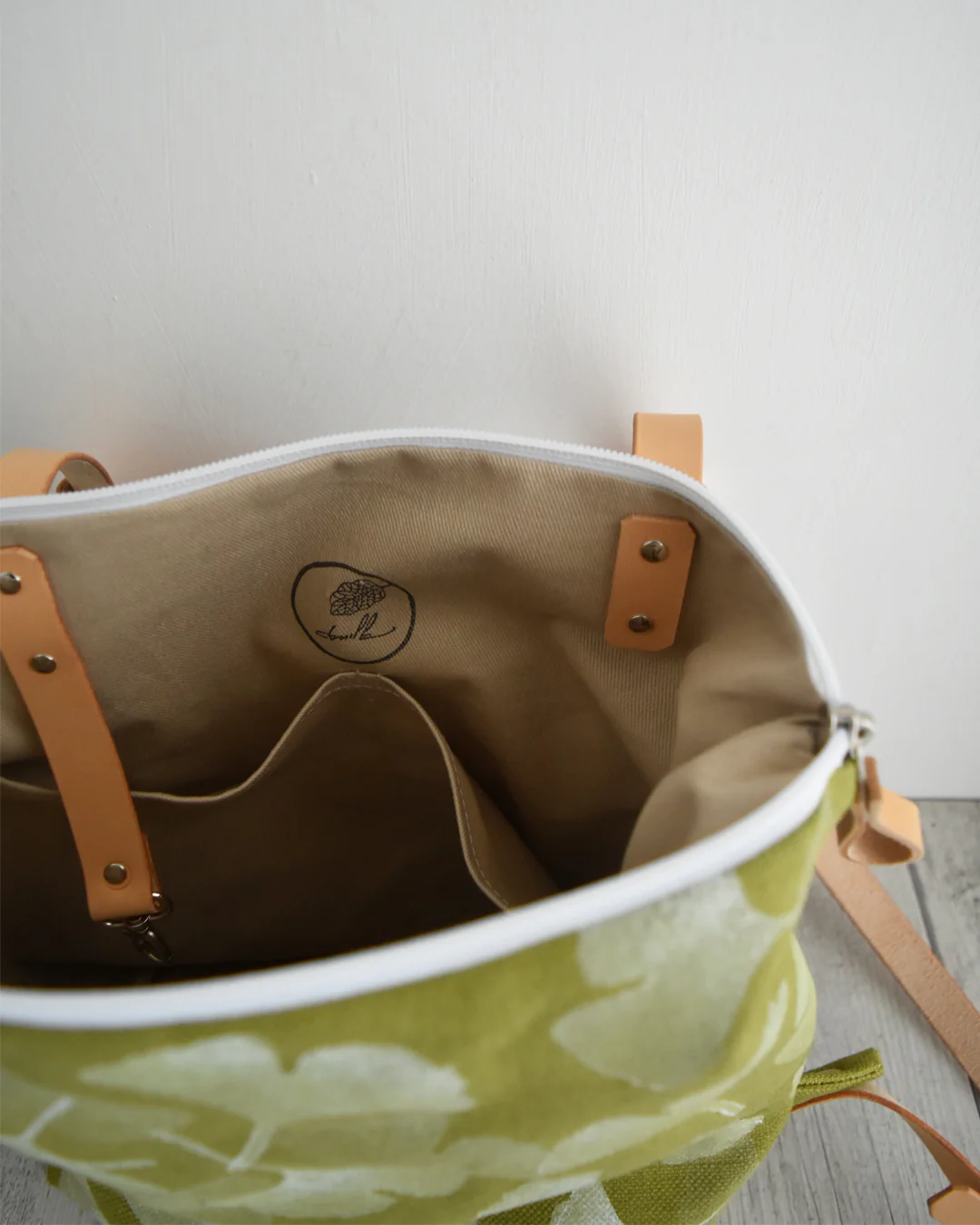 Zaino borsa CACTUS verde gingko - immagine 6